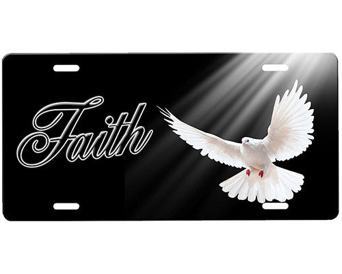 Dove License Plate