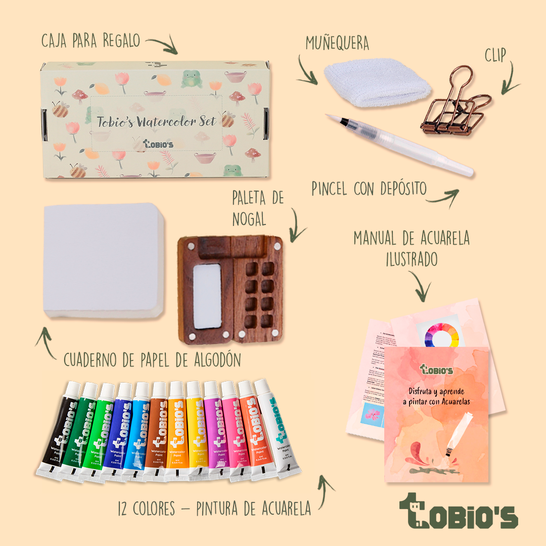 Tobio's™ Set de Mini-Acuarelas