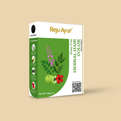 Easy Use Herbal Hair Color Powder (Natural Black)