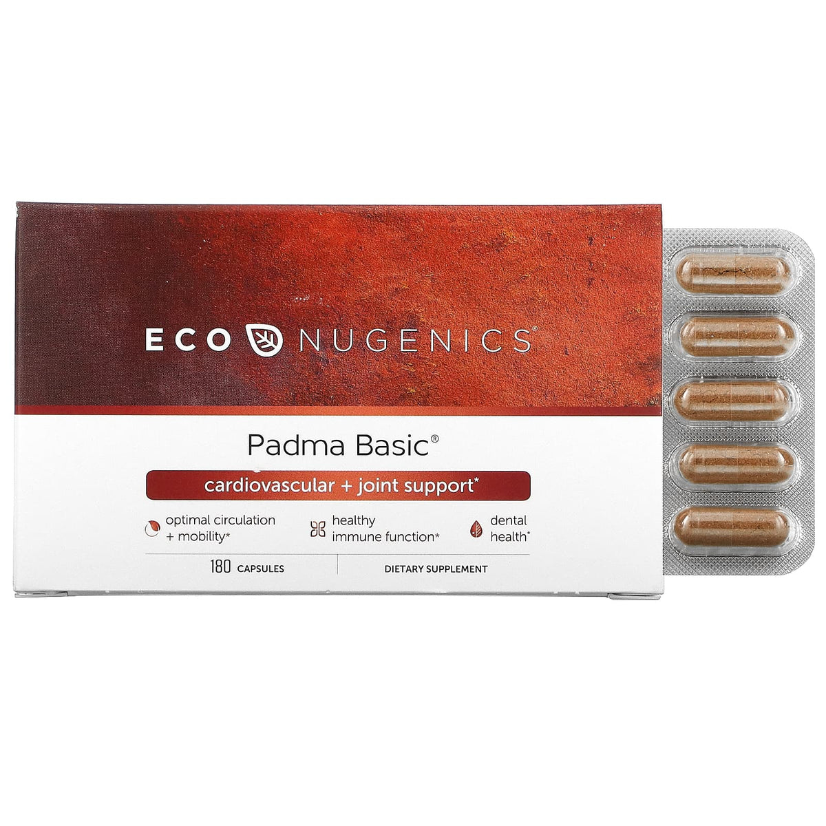 Econugenics, Padma Basic, 180 Capsules UPC 049347019016 | HiLife Vitamins