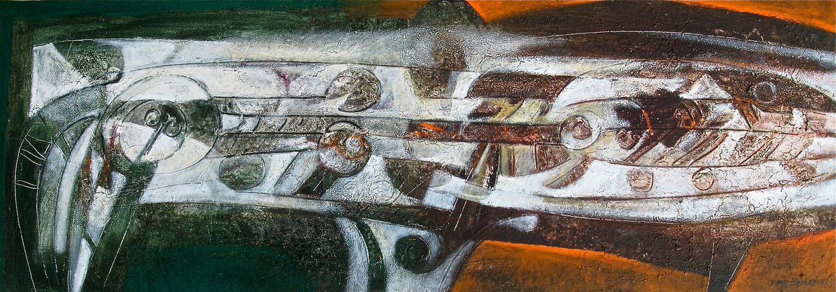 Raul Enmanuel - Composicion en verde y amarillo II