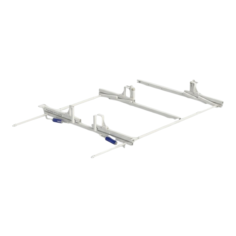 Prime Design ErgoRack Rotation 3 Crossbar Rack, For Fullsize Pickups W/ Toppers, 8 FT Channel, 62 In Crossbars Model RR3-PU3-62-HM