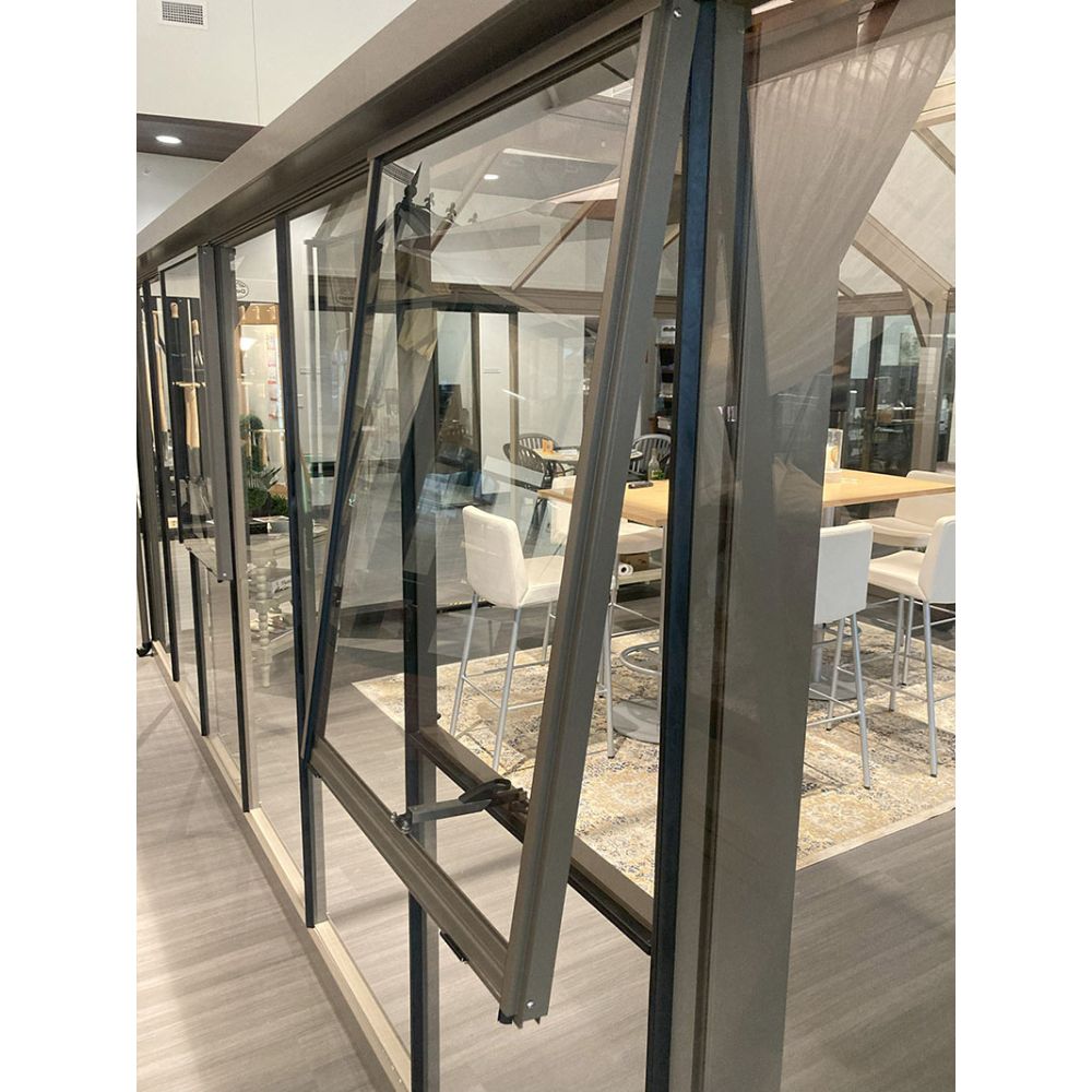 Exaco Push Open Side Window - Hinged at the Top with Handle