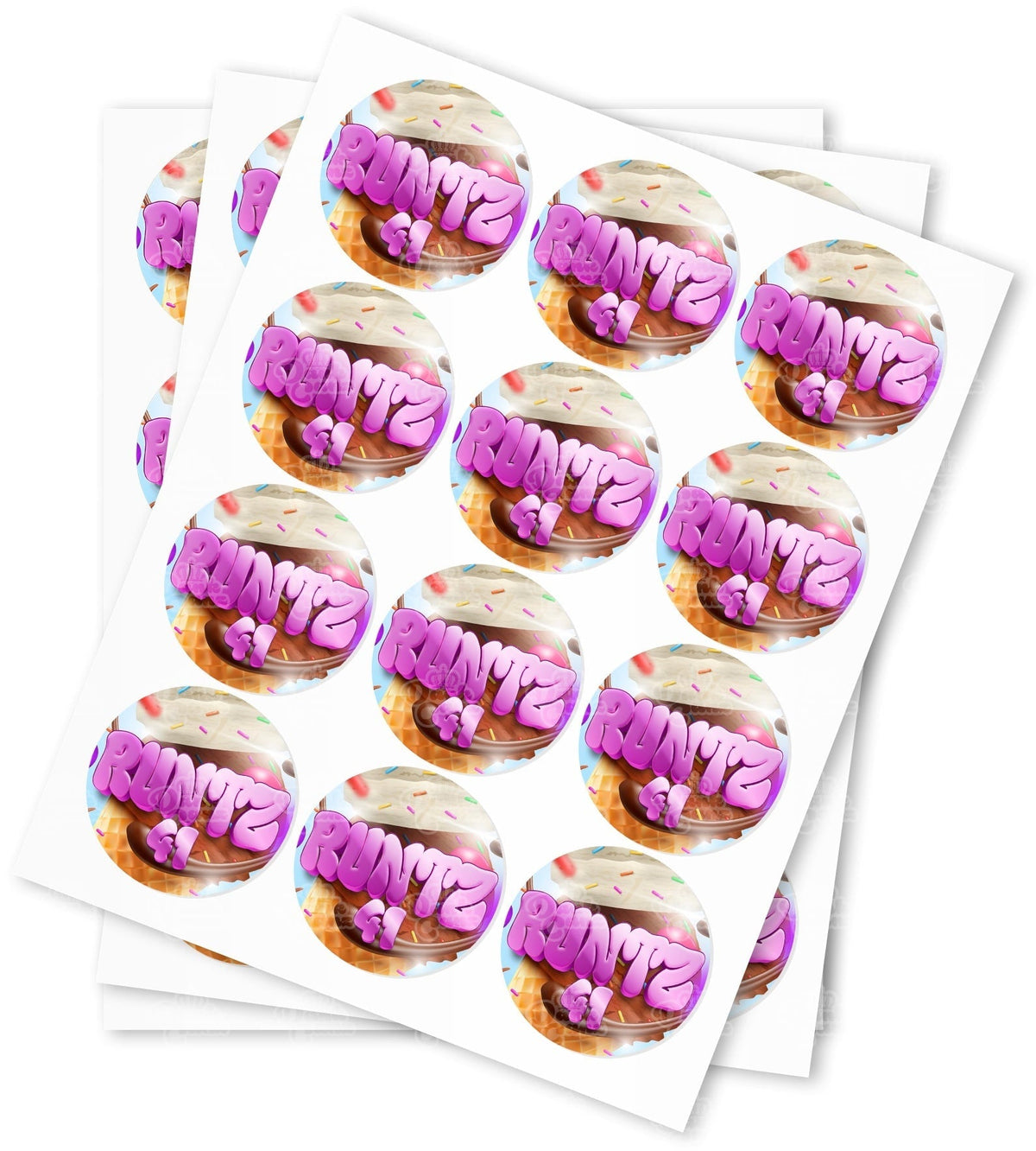 Runtz 41 Strain Stickers - DC Packaging Custom Cannabis Packaging