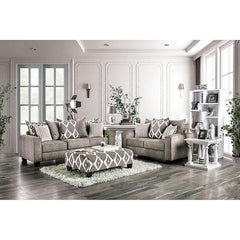 Basie Gray Love Seat - Sweet Furniture (Columbus, Ohio)
