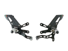 LIGHTECH FTRAP006 Aprilia RSV4 / Tuono V4 (2017+) Adjustable Rearsets (fixed footpegs; reverse shifting) – Accessories in the 2WheelsHero Motorcycle Aftermarket Accessories and Parts Online Shop