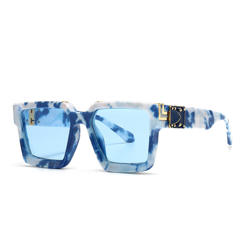 Classic  Brand Designer Oversized Square Sunglasses Women Men Shield Big Frame Travel Sun Glasses Shades oculos
