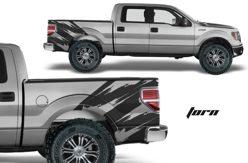 Ford F150 Quarter Panel Vinyl Wrap (2009-2014) Torn - RacerX Customs