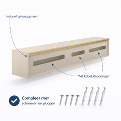 Chic TV Meubel 150cm – Japandi Beige