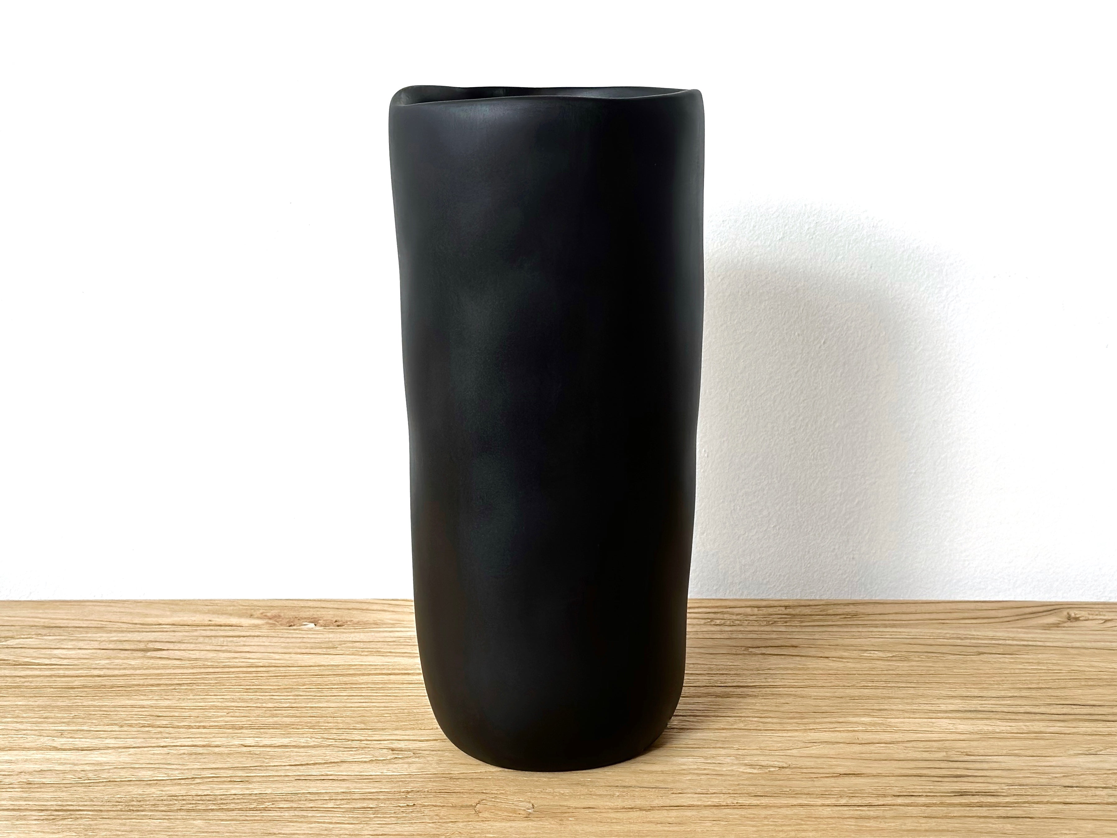 Hand-Sculpted Resin Vase Large
