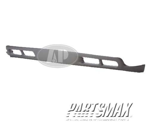1092 | 2001-2001 CHEVROLET SUBURBAN 2500 Front bumper deflector 2WD; w/o fog lamps; w/tow hooks; dark gray | GM1092167|15005294