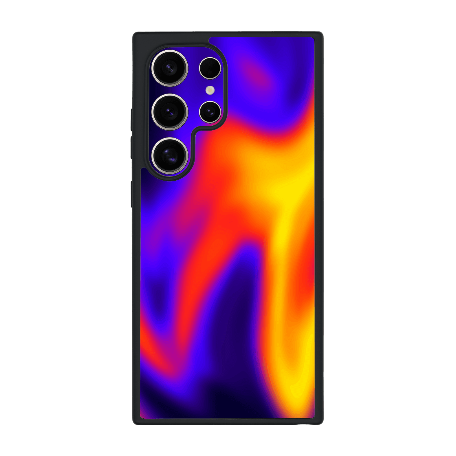 Galaxy S24 ULTRA Qcaze Print Printed Custom SIGNATURE Infrablaze Infrared Thermal Neon Case by QSKINZ | QSKINZ.COM