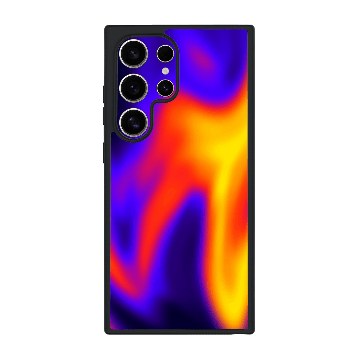Galaxy S24 ULTRA Qcaze Print Printed Custom SIGNATURE Infrablaze Infrared Thermal Neon Case by QSKINZ | QSKINZ.COM