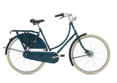 Gazelle Classic Hollandrad in Pine Green – 28 Zoll Tiefeinsteiger Seitenansicht