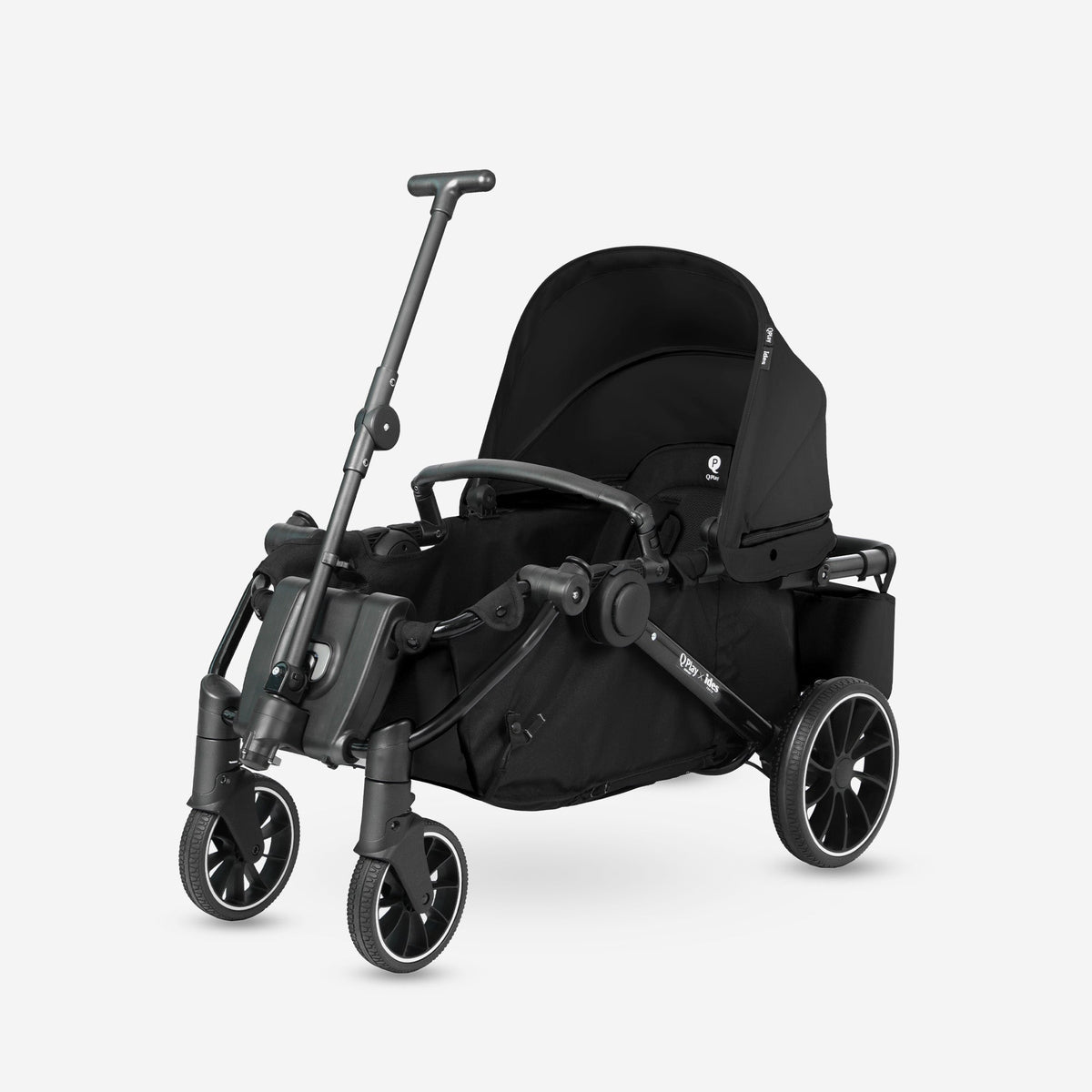 Qplay Go Cargo Kinderwagen & Bollerwagen – Schwarz