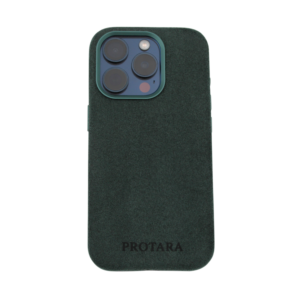 PROTARA Alcantara iPhone 14 Pro deksel - Expedition Green