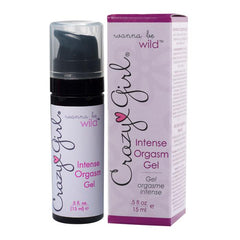 Crazy Girl Intense Orgasm Gel – Rechargeable, Discreet, Intimate Wellness Accessory – Quiet, Rechargeable, Waterproof, Couples & Solo Use, Discreet Intimate Wellness Accessory