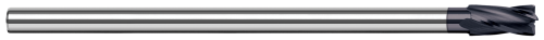 17620-C3 4 FL - 0.3125" (5/16) Cutter DIA x 0.0150" (1/64) Radius x 0.4690" LOC  - AlTiN Coated