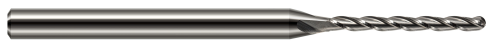 35120 3 FL - 0.0200" Cutter DIA x 0.2500" (1/4) LOC  - Uncoated