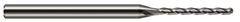 35120 3 FL - 0.0200" Cutter DIA x 0.2500" (1/4) LOC  - Uncoated