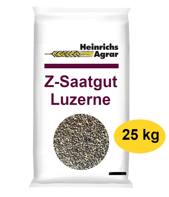 Luzerne 25 kg Z Saatgut für ca. 6500 m² Leguminosen Kleesaatgut