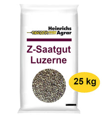 Luzerne 25 kg Z Saatgut für ca. 6500 m² Leguminosen Kleesaatgut