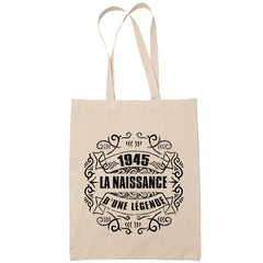 Sac Tote Bag 1945 Naissance Légende beige - Planetee