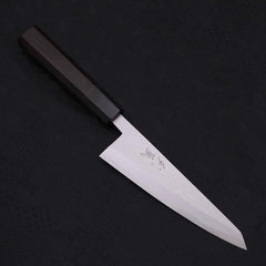 Honesuki Blue Steel #2 Damas Manche en Buffle et Ébène 150mm-[Musashi]-[Couteaux de cuisine japonais]
