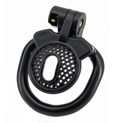 Honeycomb Black Chastity Cage - Micro