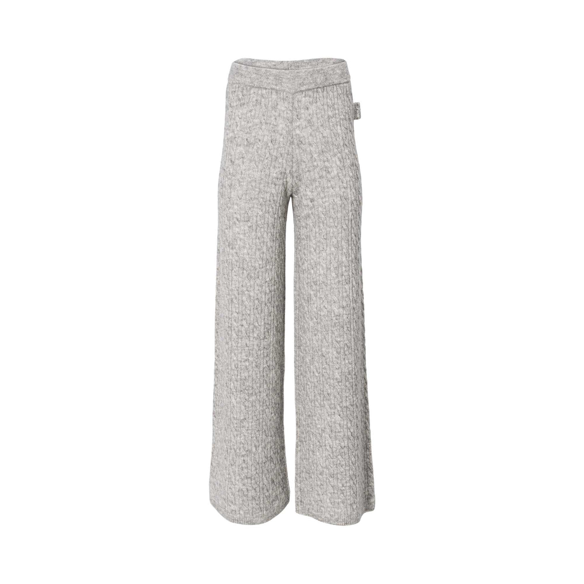 Ice Play Women's Grey Melange Casual Pant