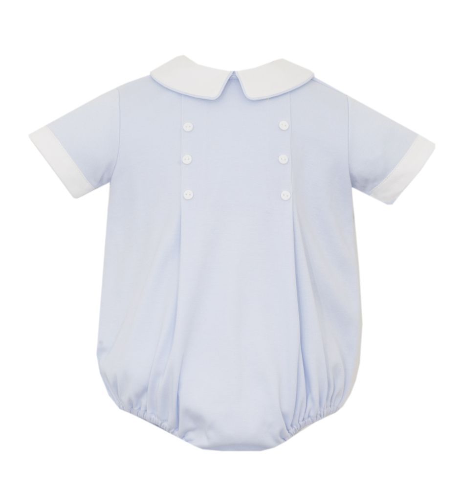 PETIT BEBE BOYS LIGHT BLUE KNIT BUBBLE