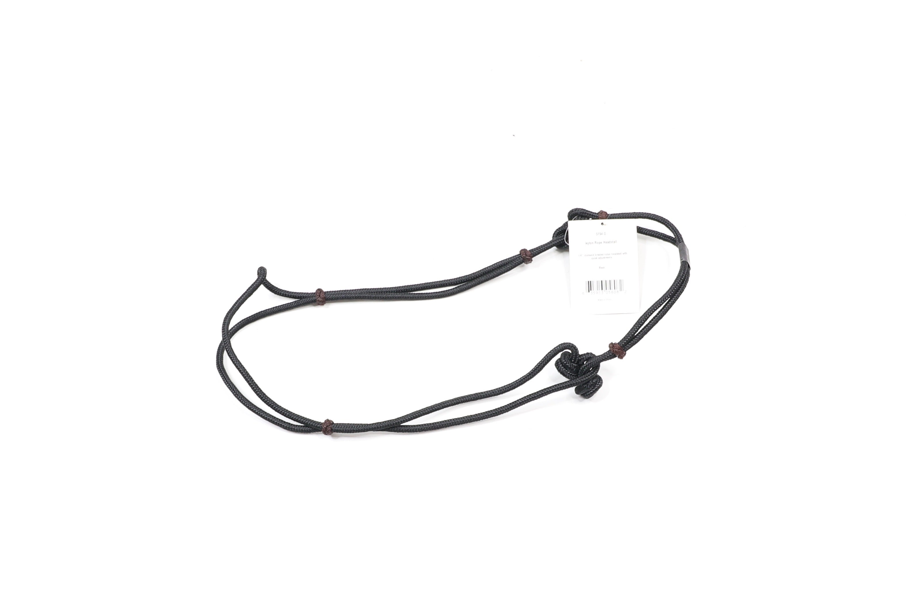 Licou Mustang Nylon Noir Cheval