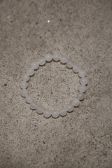 Santorini White Beaded Bracelet
