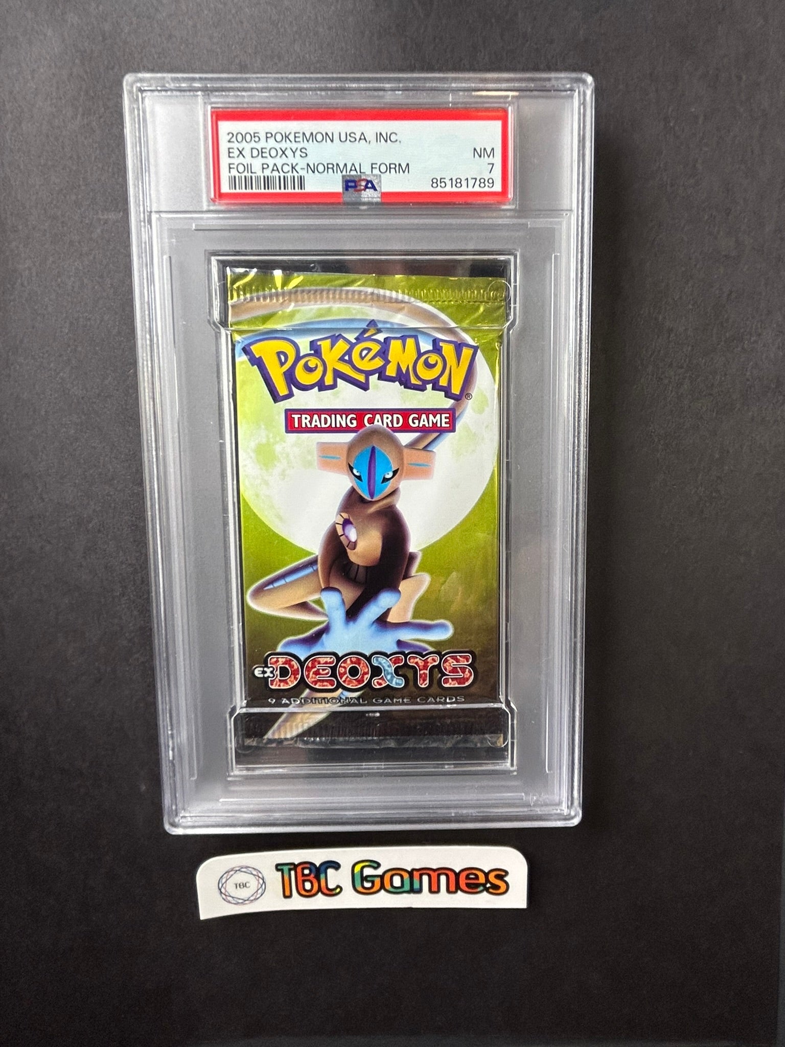 Deoxys Booster Pack Foil Pack Normal Form PSA 7