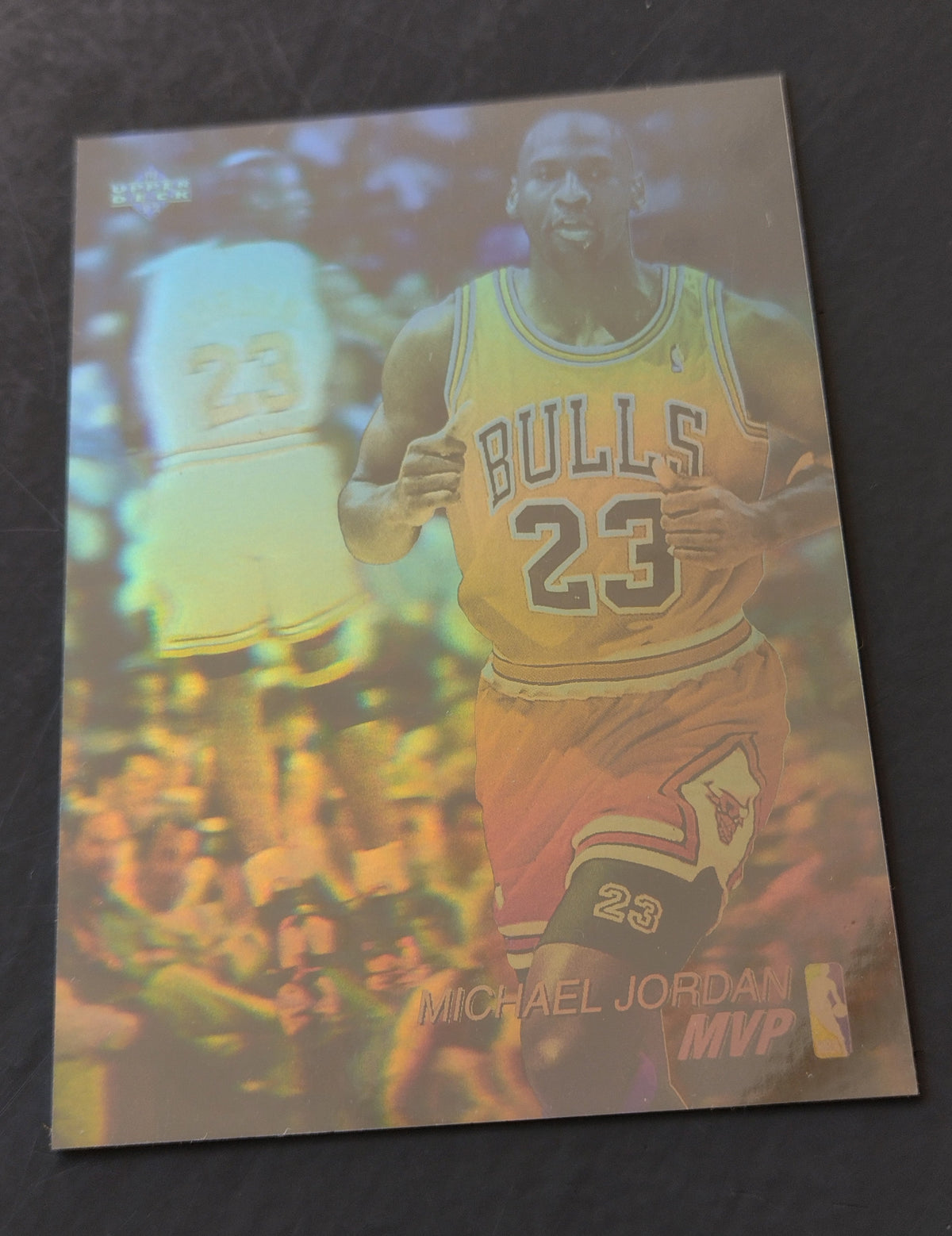 1991-92 Upper Deck Michael Jordan Award Winner #AW4 Hologram Trading Card