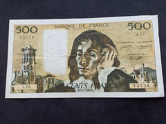 500 Francs Pascal (6-11-1969)