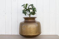 Large Antique Brass Water Pot