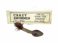 E. C. Gregg Crazy Swimmer, Grey/Brown Eye Color w/Box