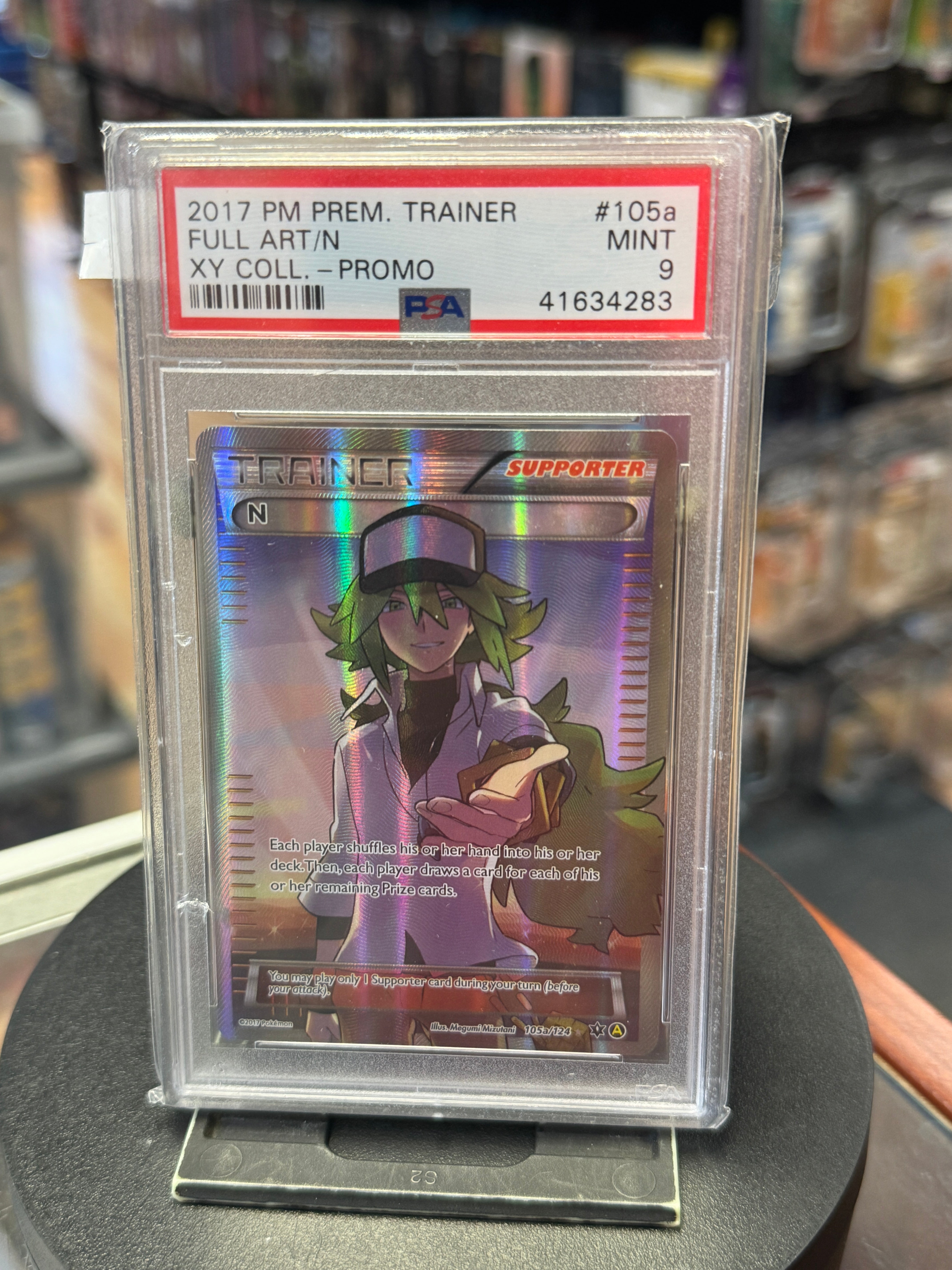 PM Premium Trainer Alt Art 105A/124 (XY Promo, Pokemon) ** PSA Graded 9 ** - Bitz & Buttons