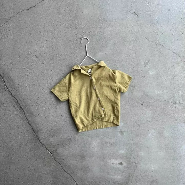 Gored Shirt - Mustard