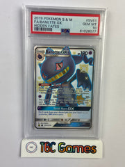 Banette GX Hidden Fates Shiny SV61/SV94 PSA 10
