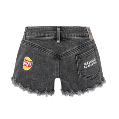 13DE MARZO Lay's Bear Washed Denim Shorts - 13DE MARZO