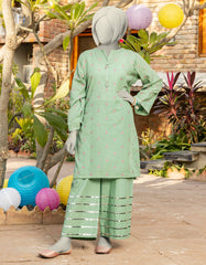 GREEN JACQUARD 2PC STITCHED | JGK-S-JTST-25-422 FB/ZARDOZI-04