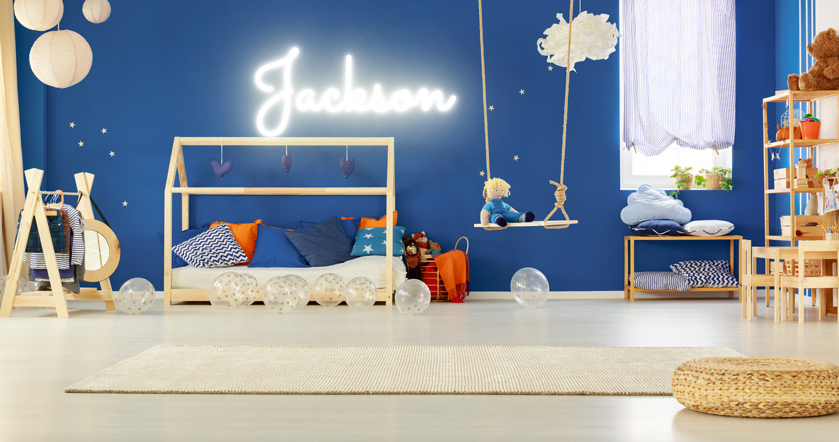 "Jackson" Baby Name LED Neon Sign
