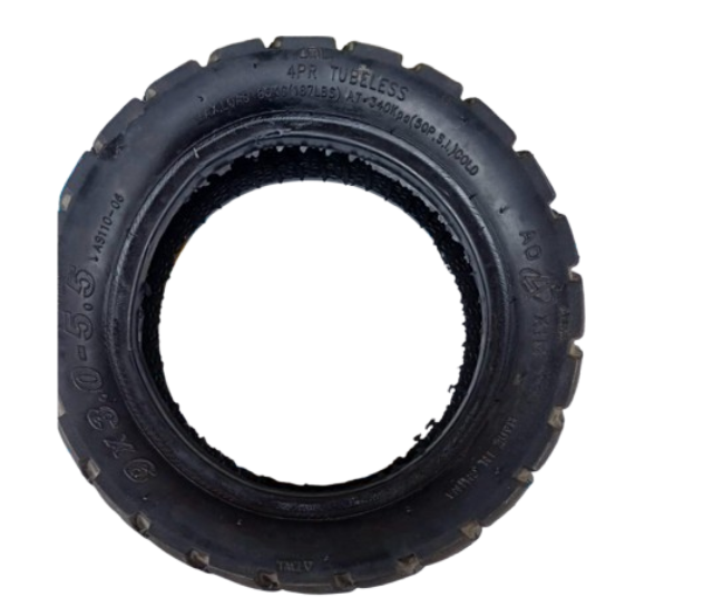 A standalone 9x3.0-5.5 vacuum tubeless tire for the KuKirin G2 Pro electric scooter