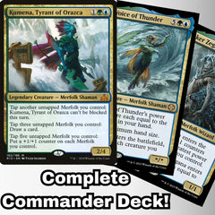 MTG Commander Deck EDH Deck Kumena, Tyrant of Orazca 100 Magic Cards Custom Deck Merfolk Simic Moonveil Games