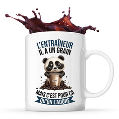 Mug L'Entraîneur Panda Café - Planetee