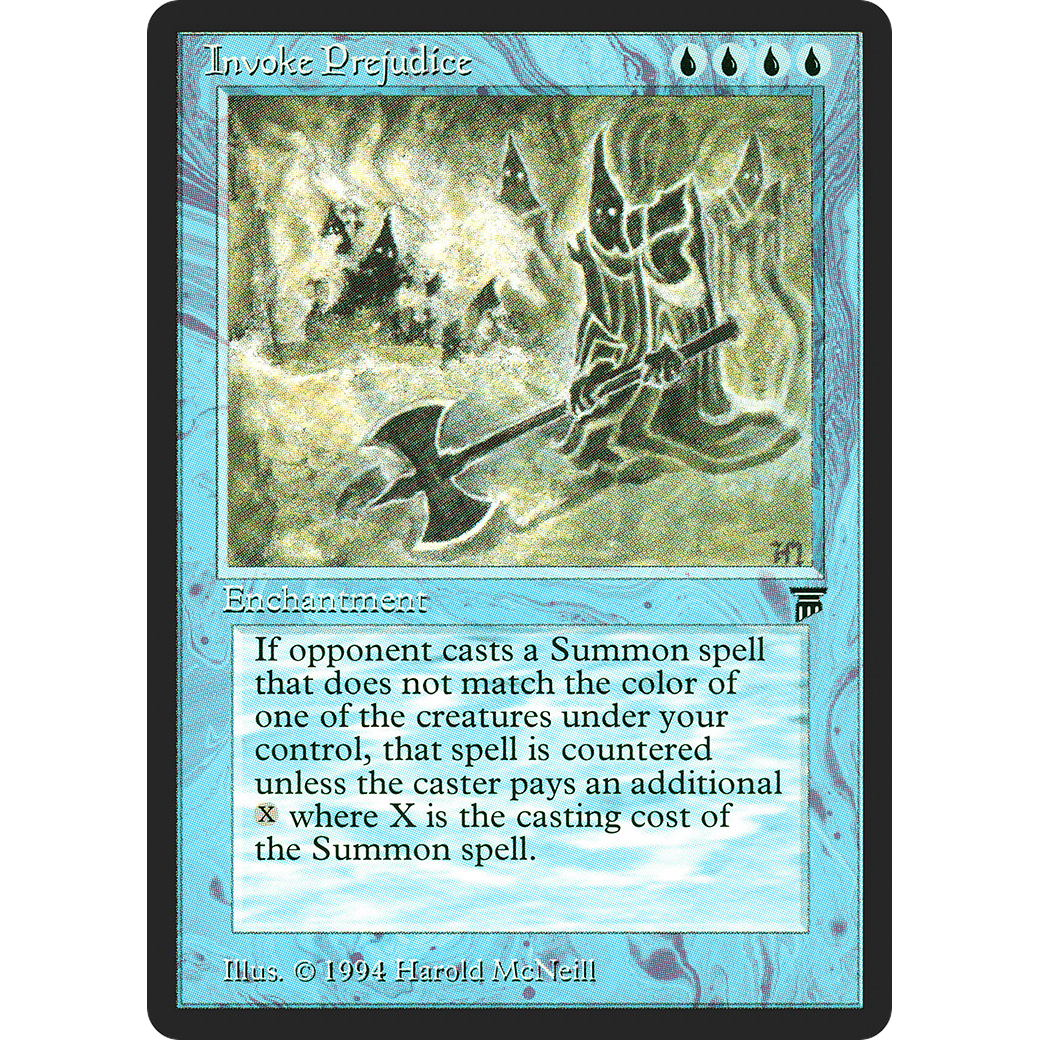 MTG Singles - Invoke Prejudice - Legends -