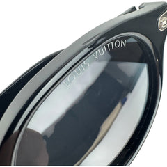 LOUIS VUITTON Black Round Sunglasses LHQ634