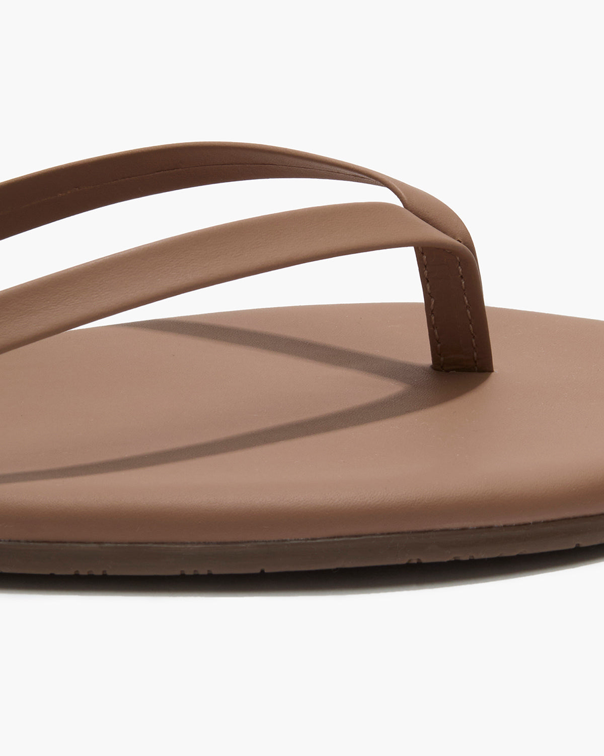 TKEES Lily Nudes in Beach Bum — women's Brazilian leather flip flop